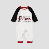 Santa Claus HO'S Christmas Family Pajamas Plaids Pajamas Set