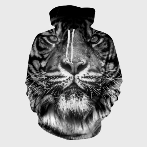 Tiger Face Hoodie