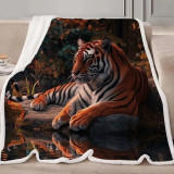 Tiger Graphic Blanket