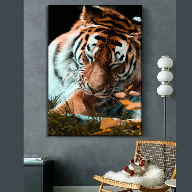 Cute Tiger Painting Art