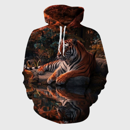 Tiger Graphic Hoodie