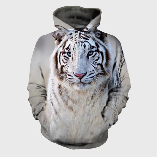 White Tiger Hoodie