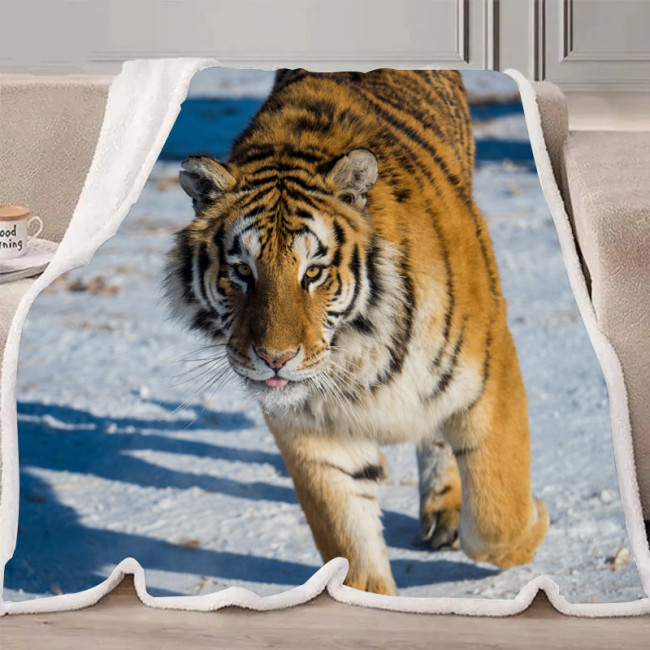 Tiger Print Blanket