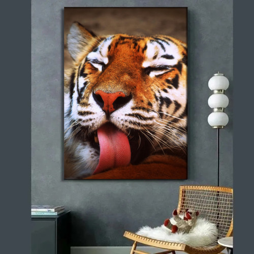 Tiger Head Painting Art