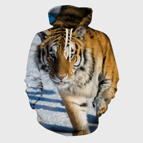 Tiger Print Hoodie