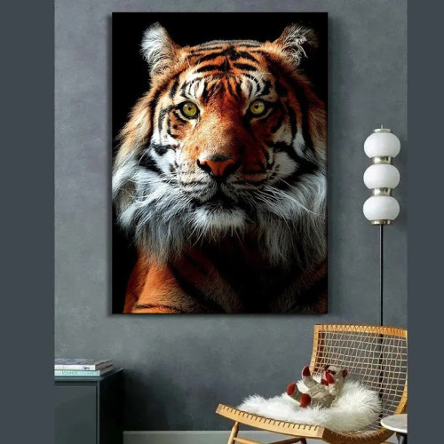 Tiger Face Painting Art