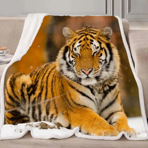 Cute Tiger Blanket