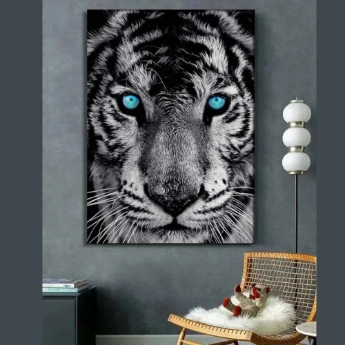 Tiger Portrait Painting Art