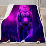 Purple Tiger Blanket