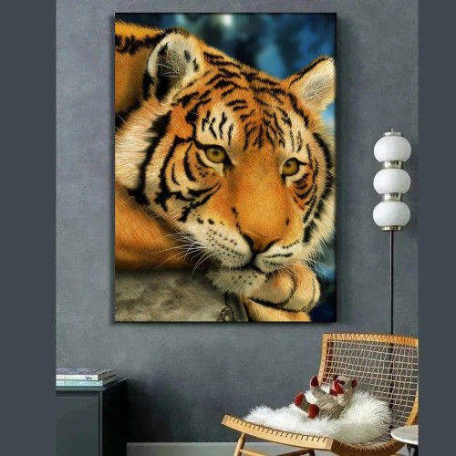 Anime Tiger Painting Art