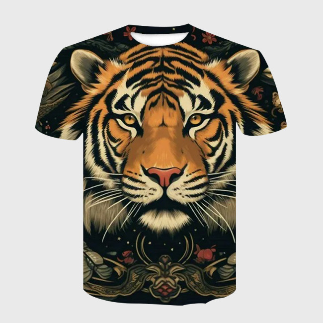 Floral Tiger T-Shirt