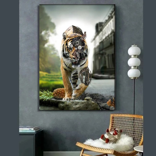 Robert Tiger Painting Art