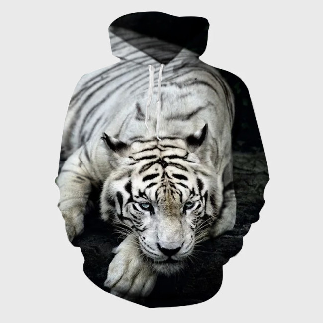 White Tiger Hoodie