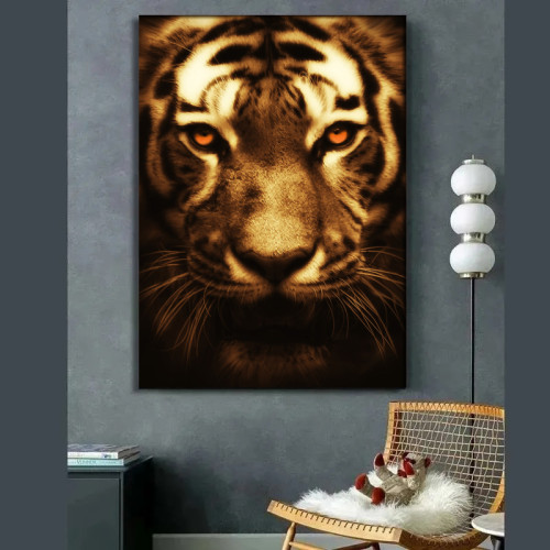 Tiger Portrait Painting Art