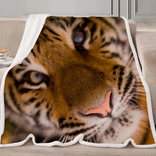 Tiger Face Blanket