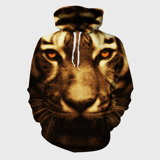 Tiger Portrait Hoodie