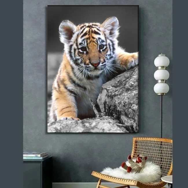 Baby Tiger Painting Art