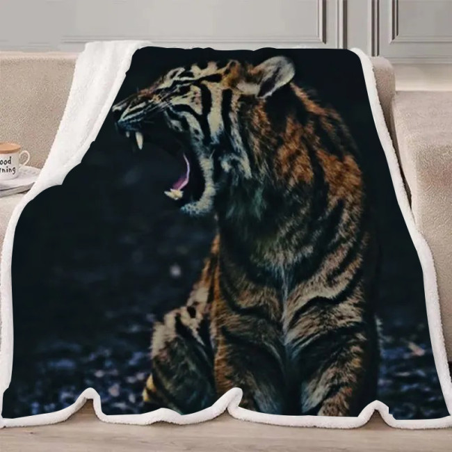 Growling Tiger Blanket