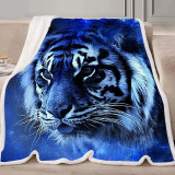 Blue Tiger Blanket