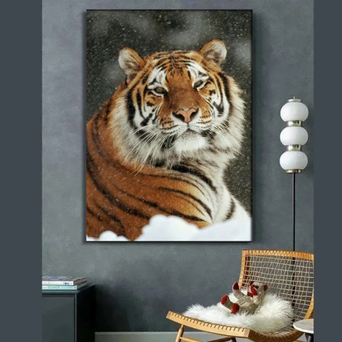 Siberian Tiger Painting Art