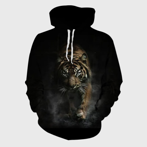 Running Tiger Hoodie