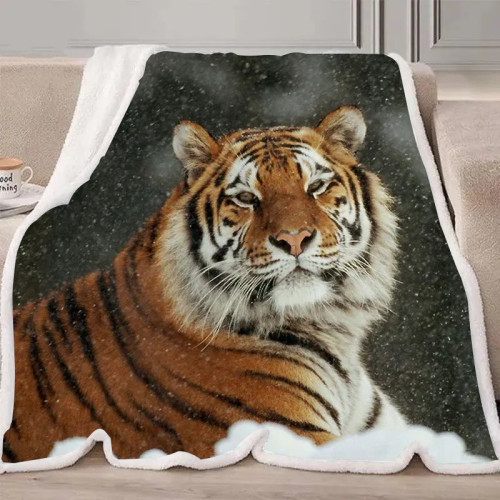 Siberian Tiger Blanket