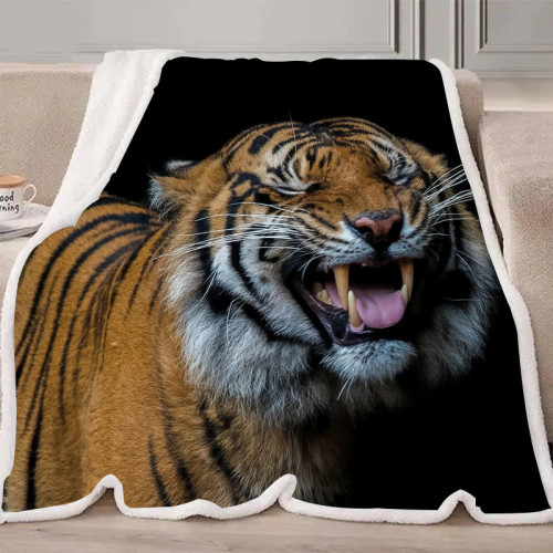 Happy Tiger Blanket