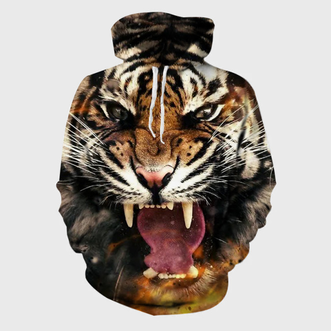 Fire Tiger Hoodie