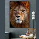 Lion Face Painting Art