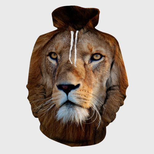 Lion Face Hoodie