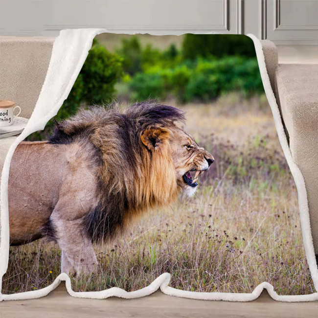 Lion Roar Blanket