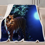 Night Tiger Blanket