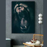 Roaring Lion Painting Art