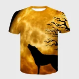 Halloween Wolf Howl T-Shirt