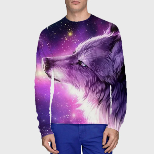 Purple Galaxy Wolf T-Shirt