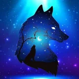 Galaxy Wolf T-Shirt