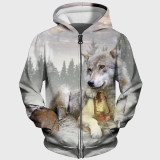 Christmas Wolf Hoodie