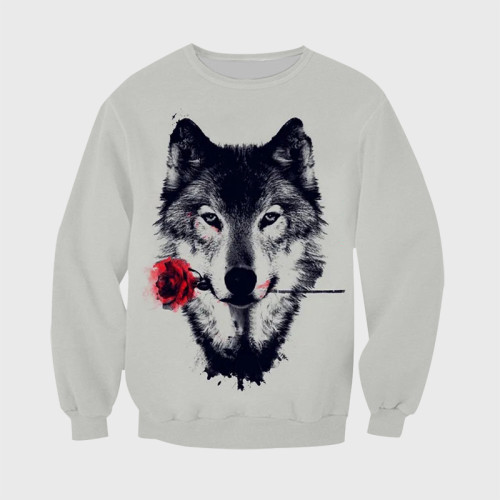 Rose Wolf Hoodie