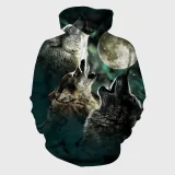 Three Wolf Moon Hoodie