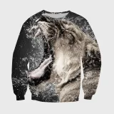 Lioness Roaring Hoodie