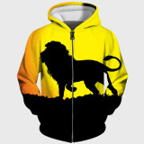 Abstract Lion Hoodie