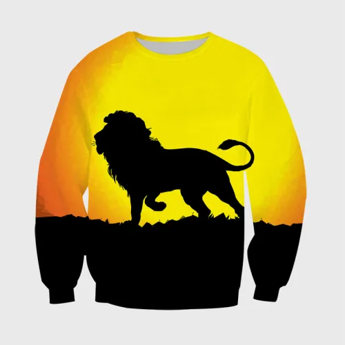 Abstract Lion Hoodie