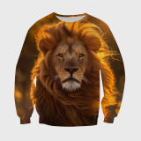 Lion Pattern Hoodie