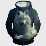 Arctic Wolf Art Hoodie