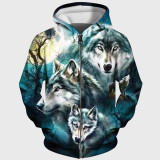 Three Wolves Moon Hoodie
