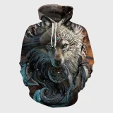 Native Wolf Hoodie