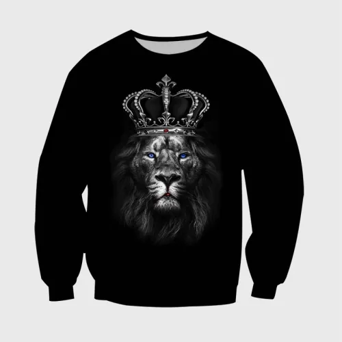 Lion With Crown Hoodie