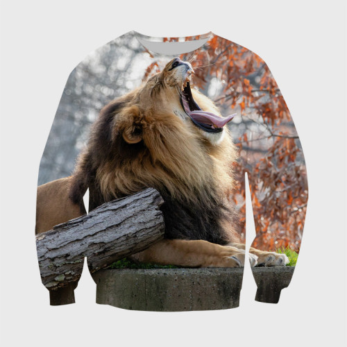 Yawning Lion Hoodie