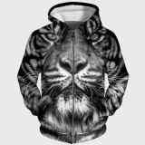 Tiger Face Hoodie