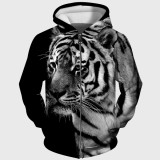 Tiger Portrait Hoodie